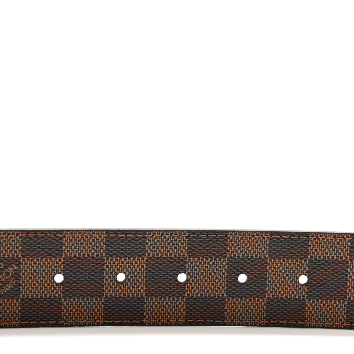 Damier Ebene 40mm LV Initiales Belt 80 32