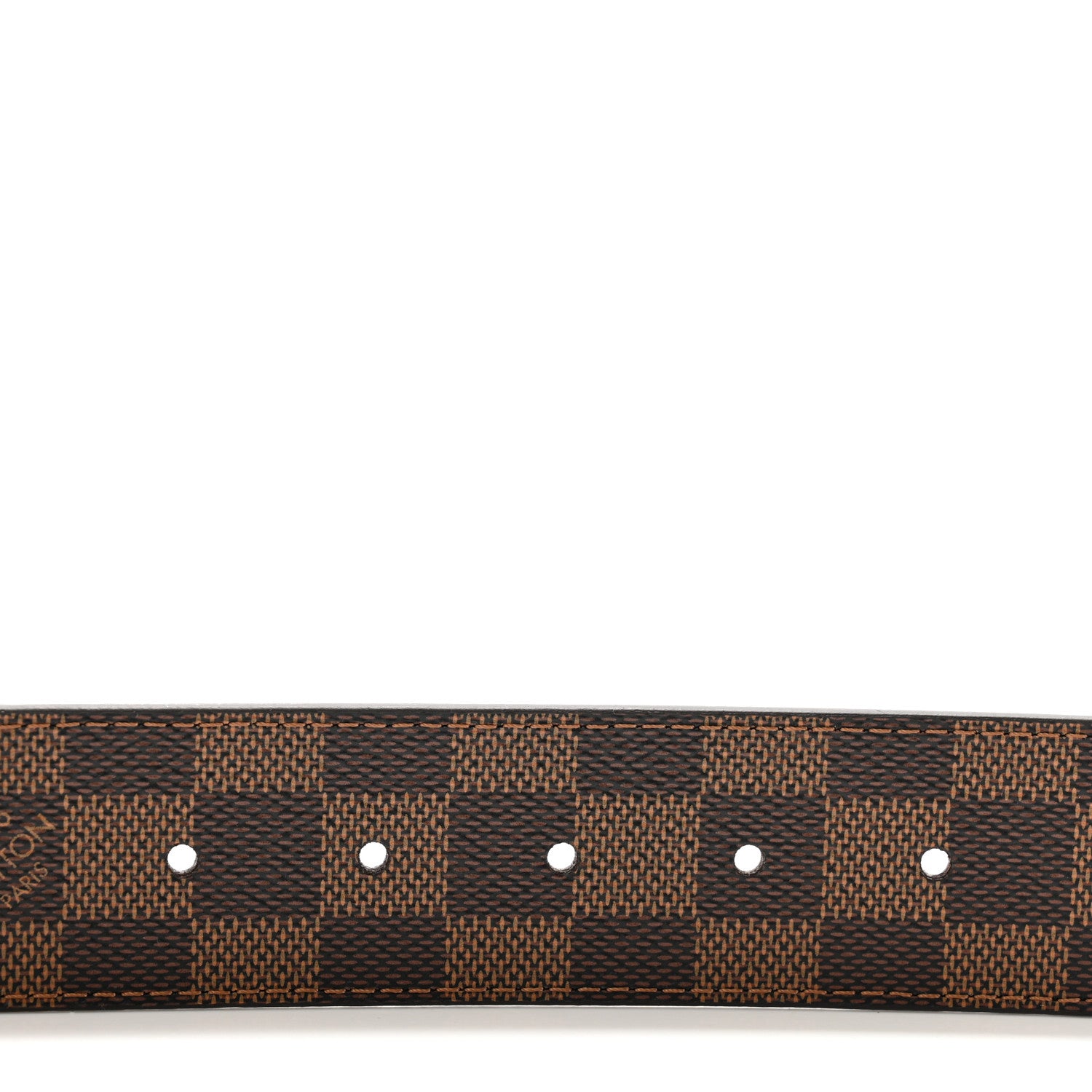 Louis Vuitton Damier Ebene 40mm LV Initiales Belt 80 32 4 of 7