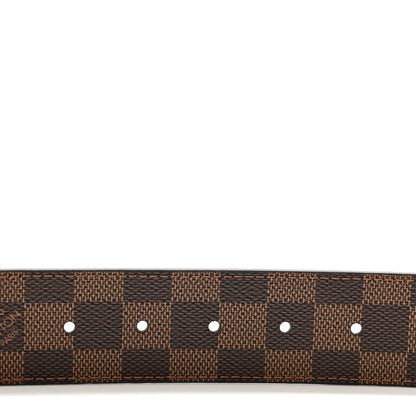 Louis Vuitton Damier Ebene 40mm LV Initiales Belt 80 32 4 of 7