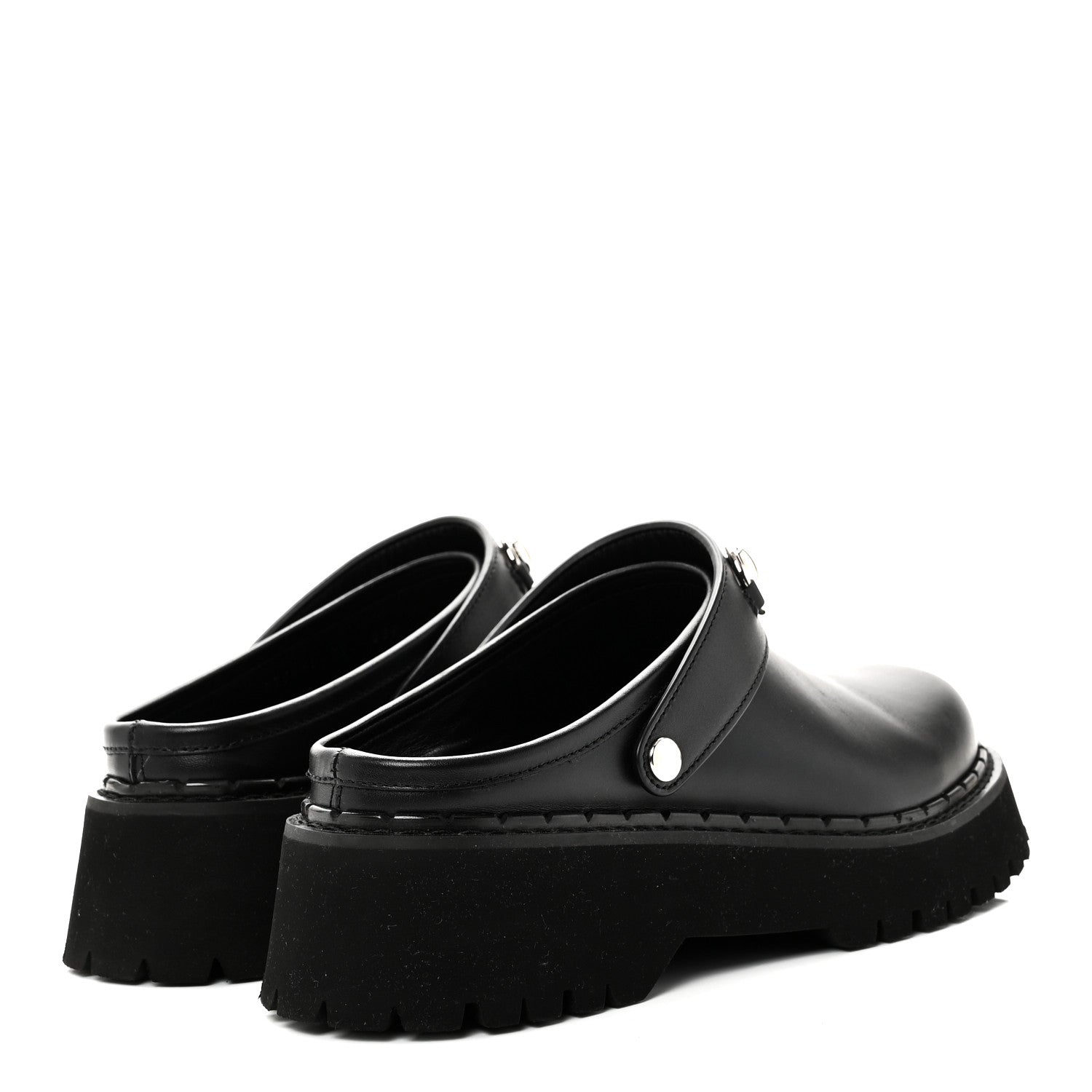 Gucci Calfskin Womens Horsebit Platform Mules 39 Black 5 of 9