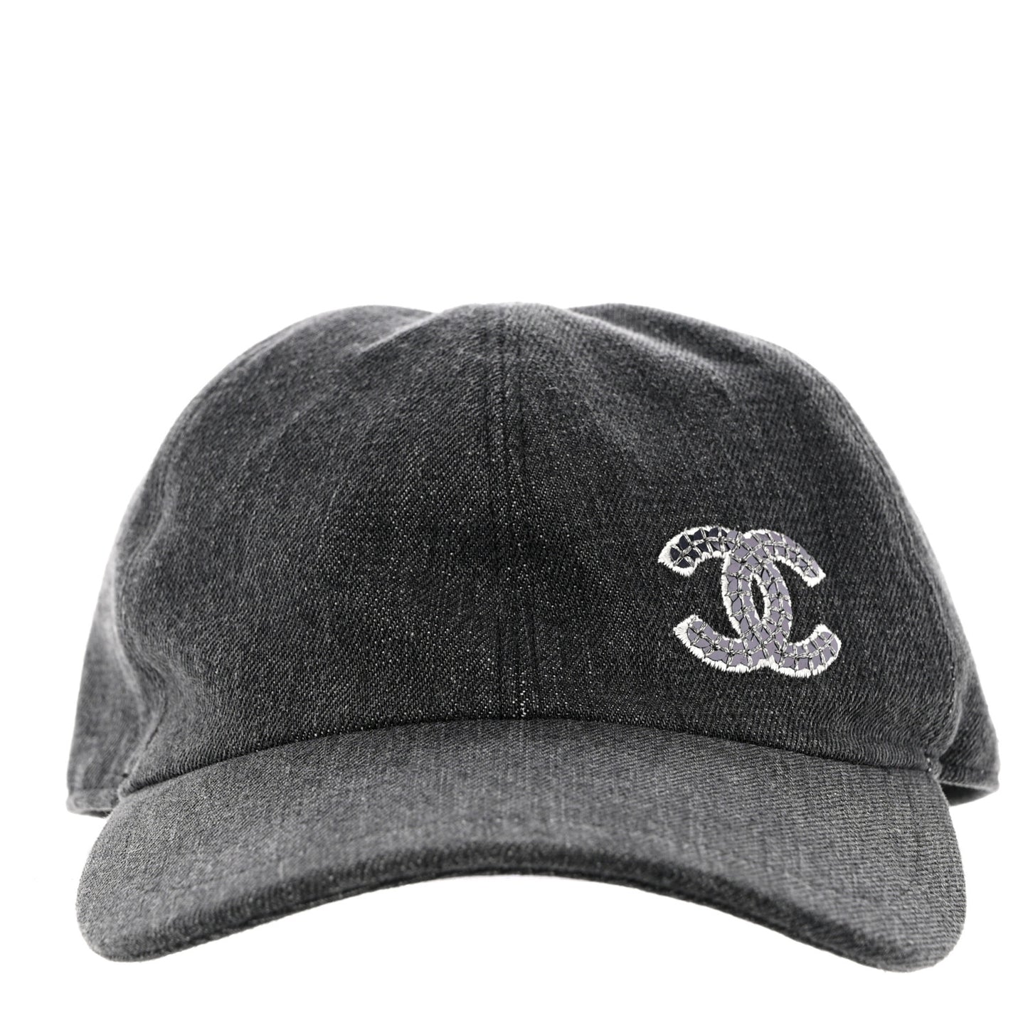 Cotton Sequin CC Cap Hat Black