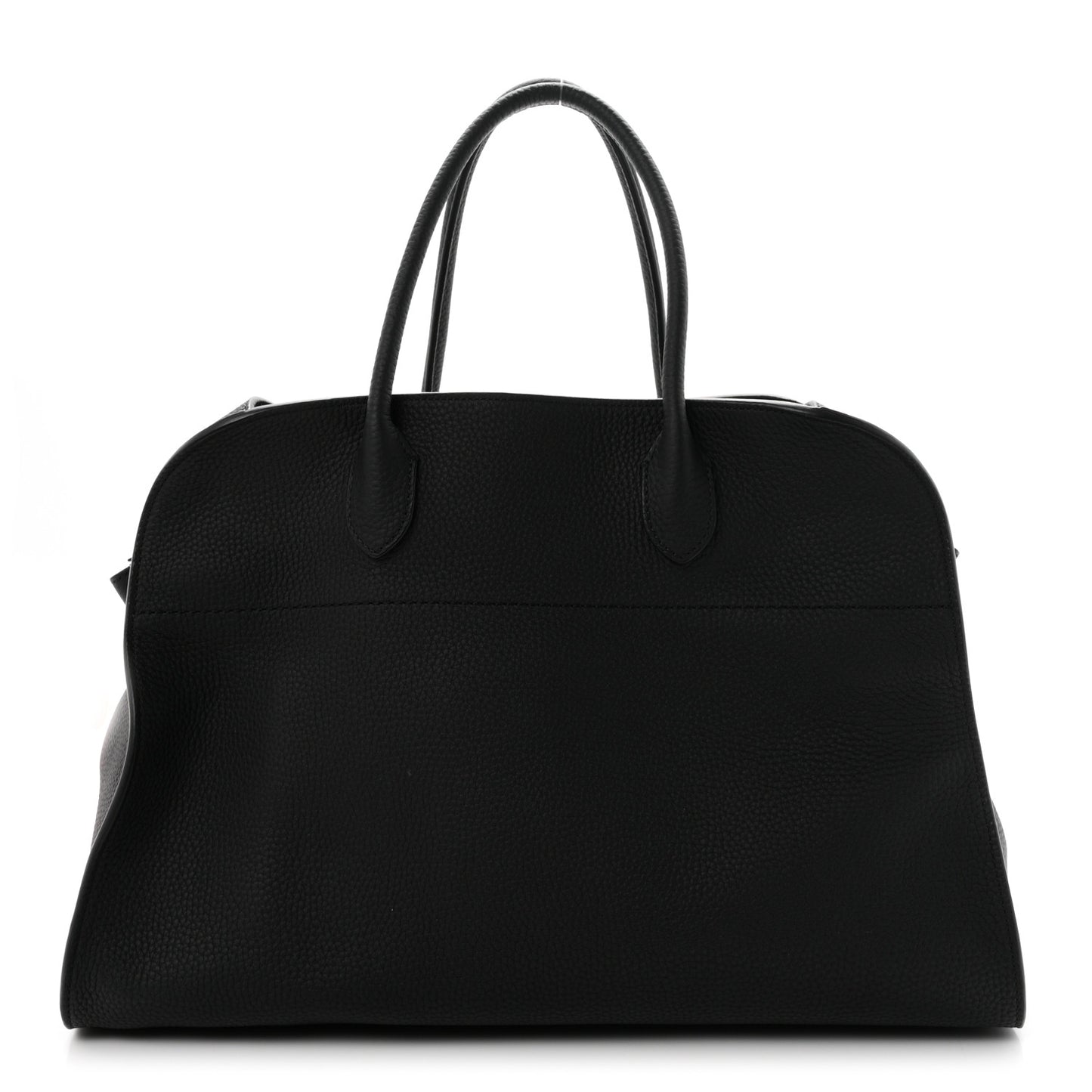 Matte Grained Calfskin Soft Margaux 15 Black