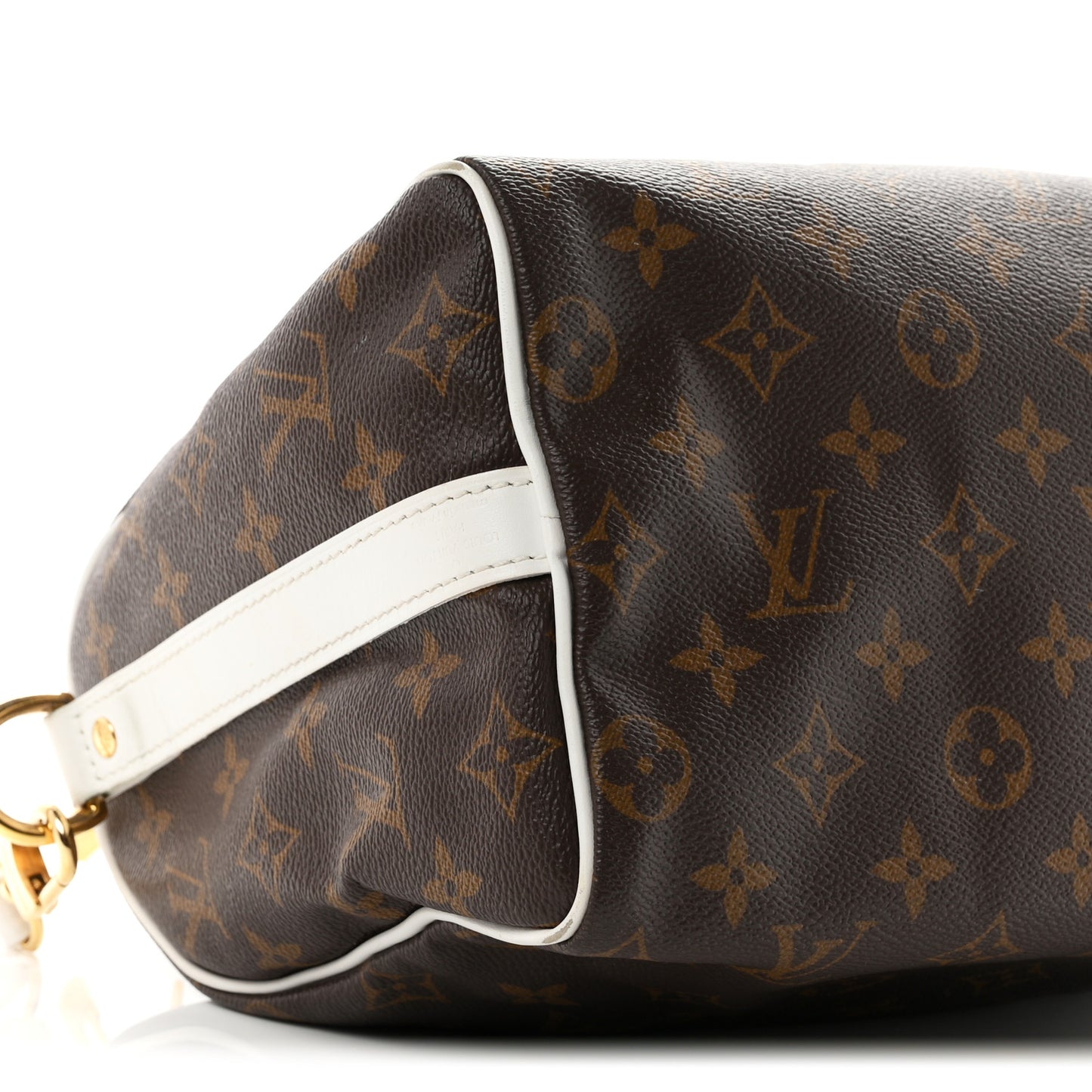Monogram LV Match Speedy Bandouliere 25 White