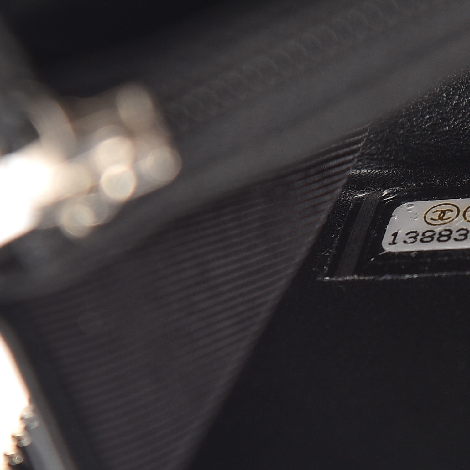 Chanel Patent Quilted Zip Around Wallet Black 8 of 9