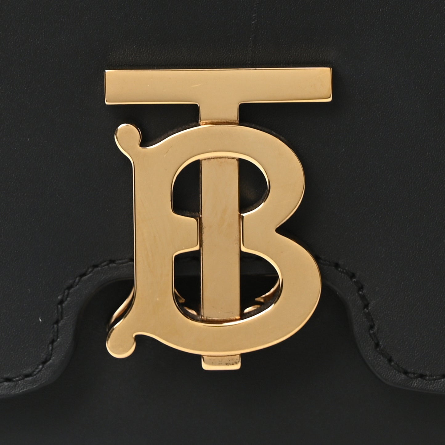 Calfskin Medium TB Bag Black