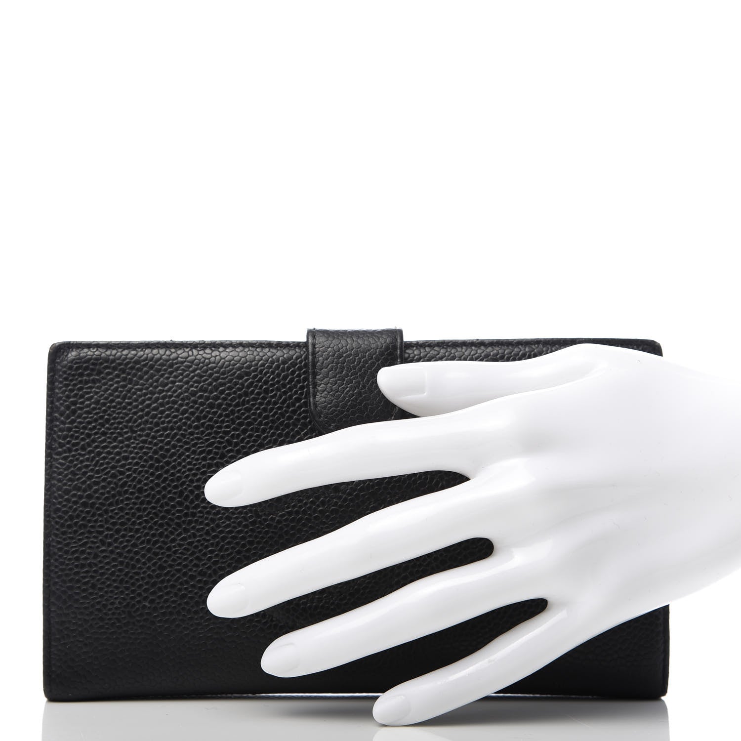Chanel Caviar Timeless CC French Wallet Black 2 of 12