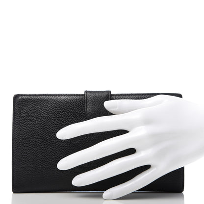 Chanel Caviar Timeless CC French Wallet Black 2 of 12