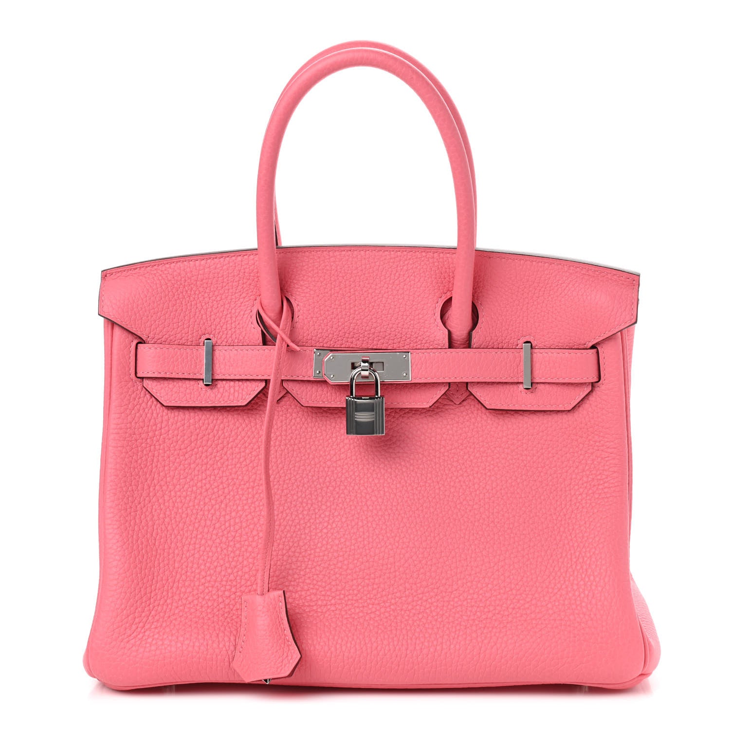 Hermes Taurillon Clemence Birkin 30 Rose Azalee 1 of 10