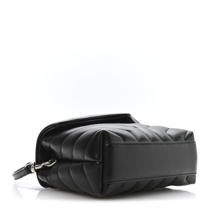 Saint Laurent Calfskin Y Quilted Monogram Toy Loulou Crossbody Bag Black 4 of 11