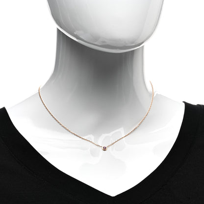 Cartier 18K Pink Gold Pink Sapphire D'Amour Pendant Necklace 2 of 4