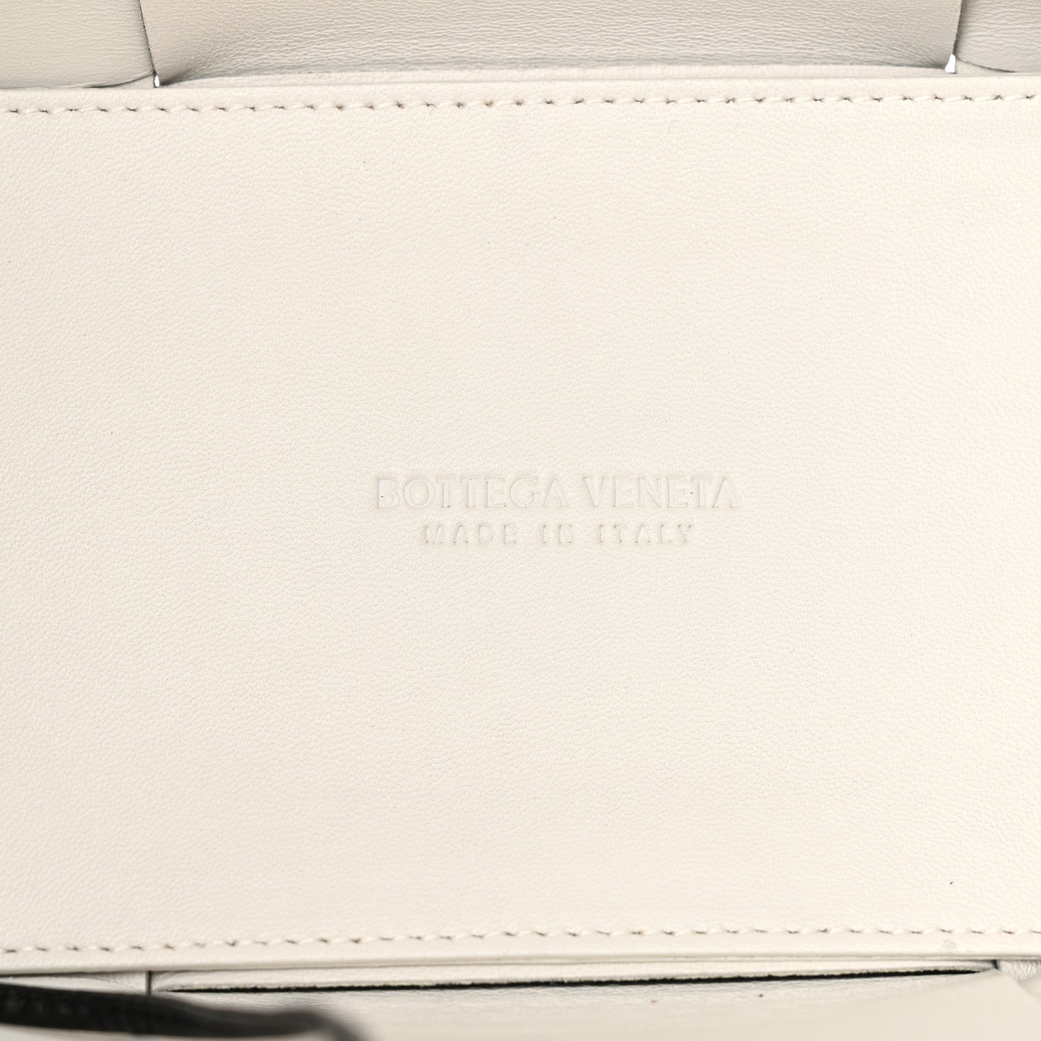 Bottega Veneta Nappa Maxi Intrecciato Small Arco Tote Black White 6 of 10