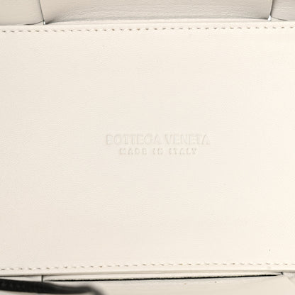 Bottega Veneta Nappa Maxi Intrecciato Small Arco Tote Black White 6 of 10