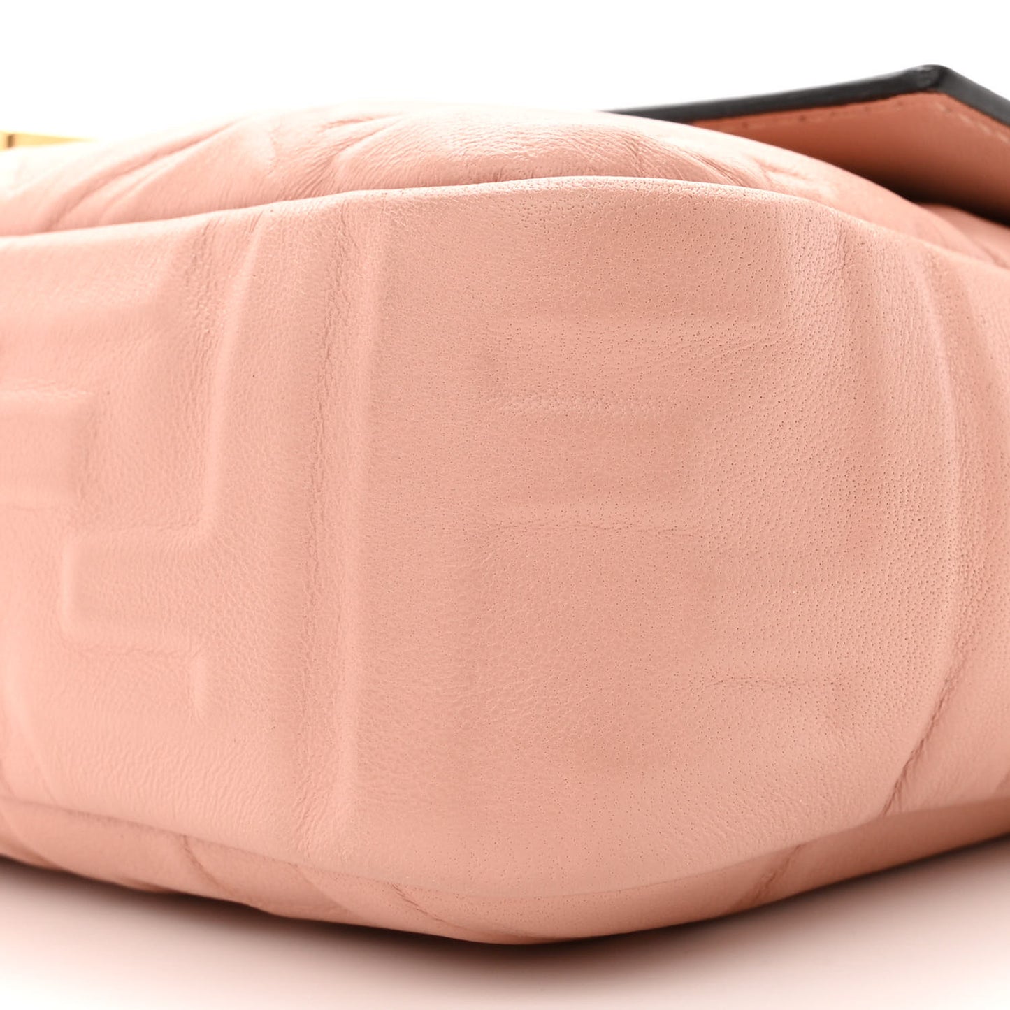 Nappa FF 1974 Embossed Baguette Rosa Bourbon