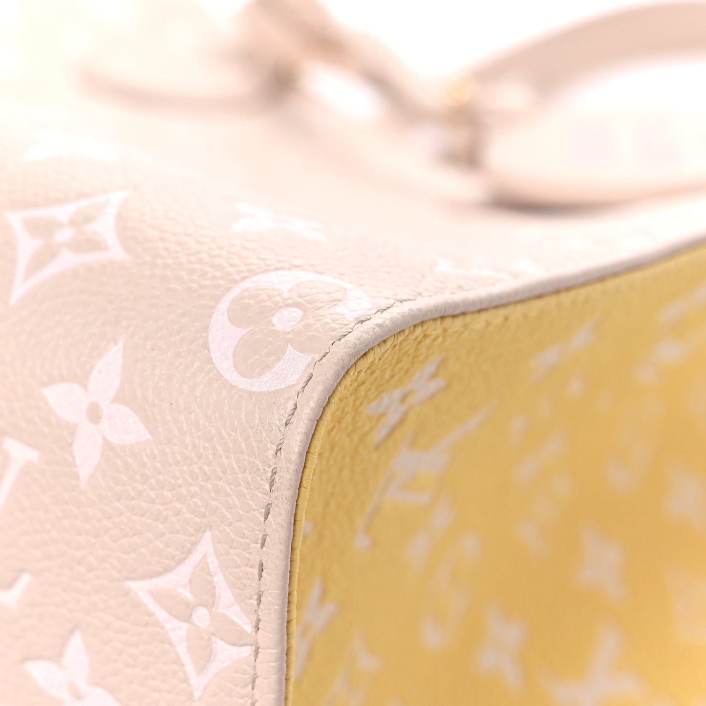 Empreinte Monogram Spring In The City Onthego MM Beige Pink Yellow