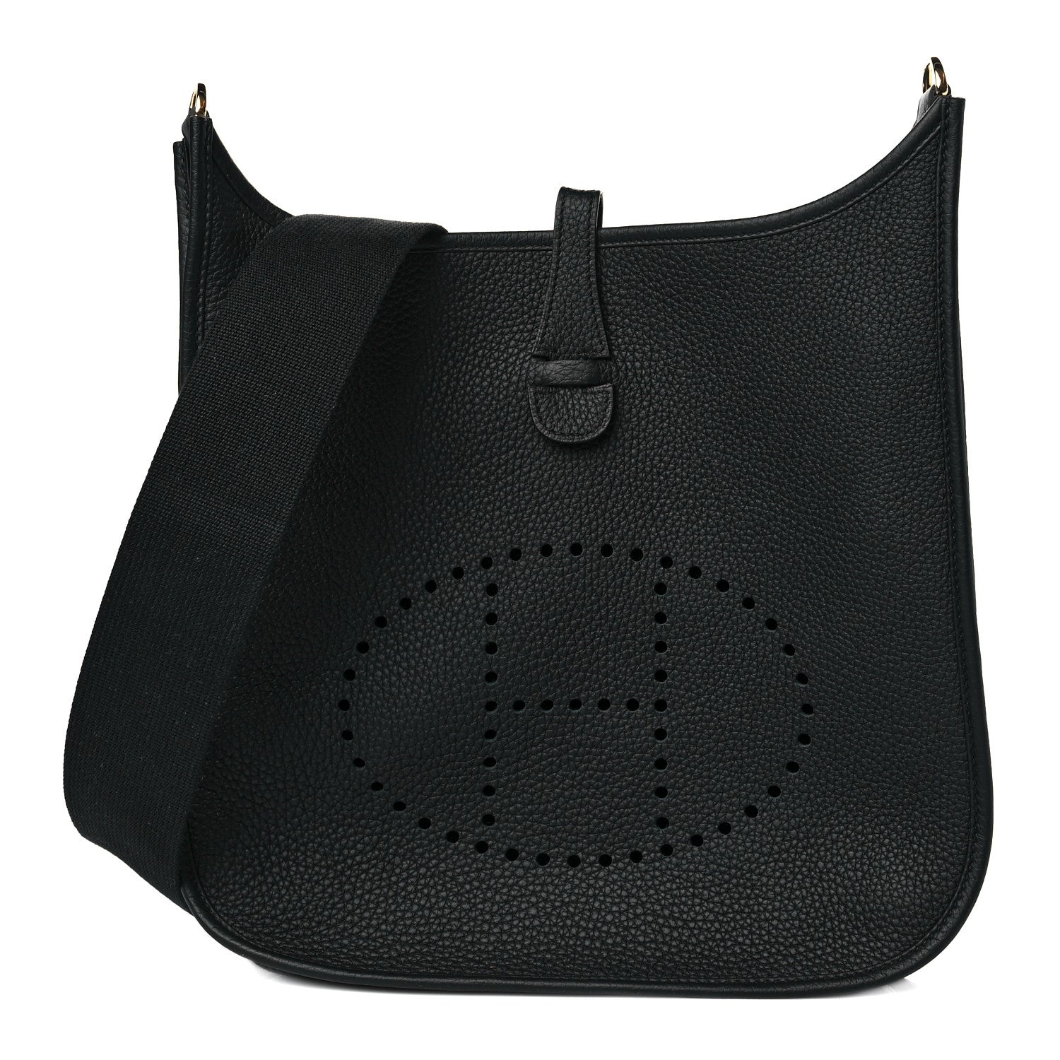 Hermes Taurillon Clemence Evelyne III PM Black 1 of 11