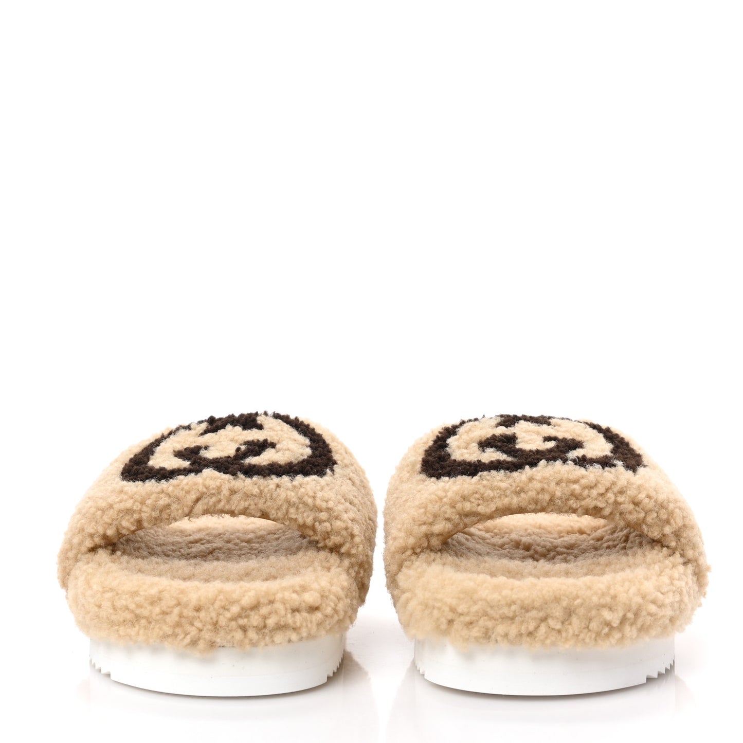 Shearling Womens Eileen Slide Sandals 38 Cocoa Butterscotch