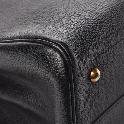 Delvaux Grained Calfskin Brillant Briefcase Black 7 of 23