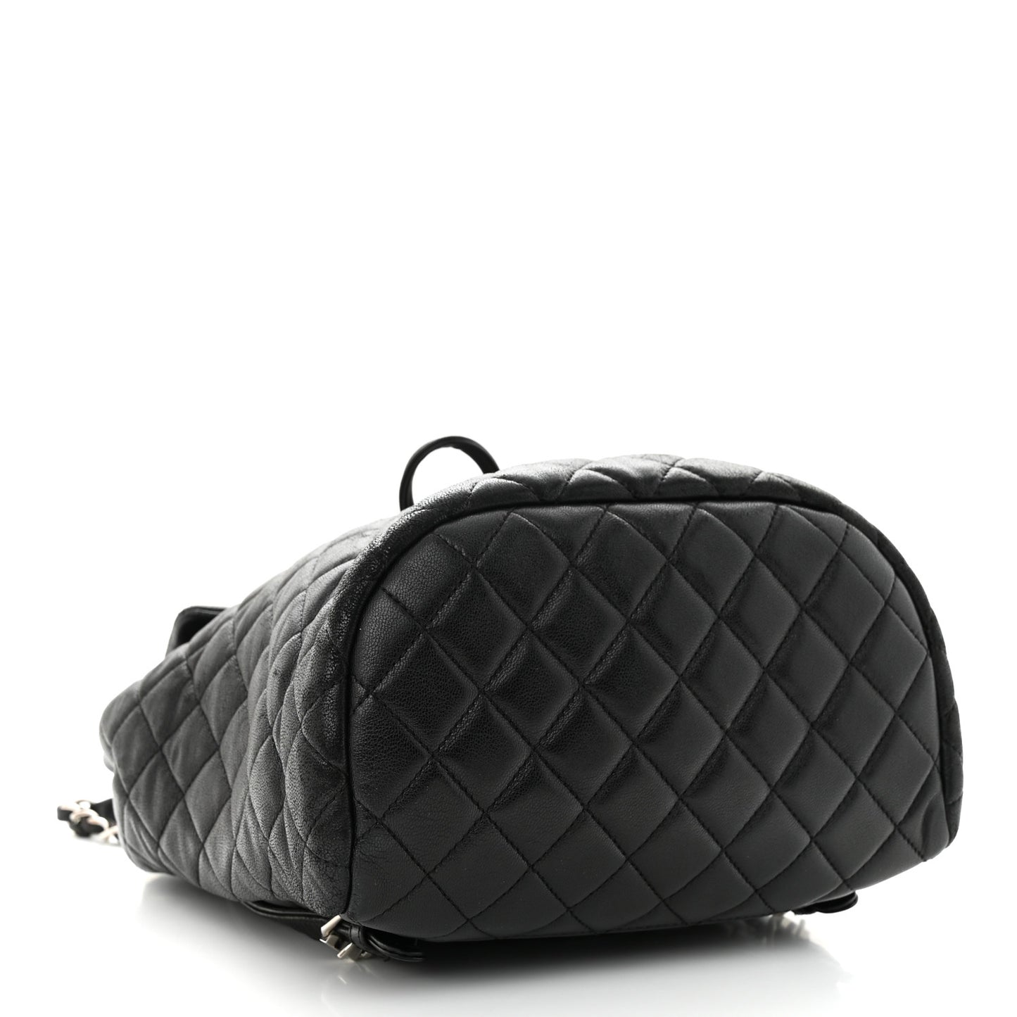 Lambskin Quilted Small Urban Spirit Backpack Black