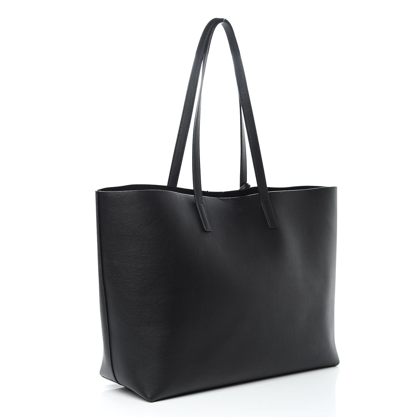 Calfskin Large Shopping Tote Black