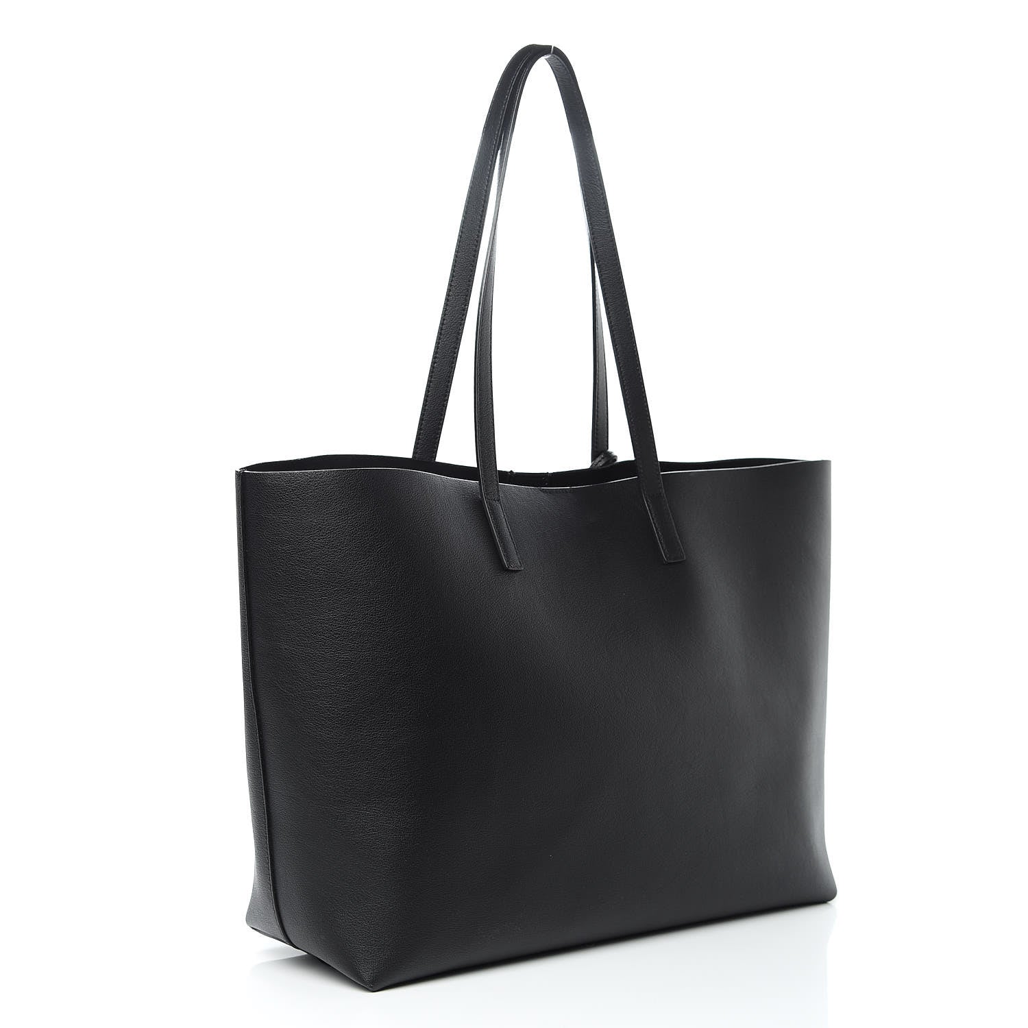 Saint Laurent Calfskin Large Shopping Tote Black 3 of 11