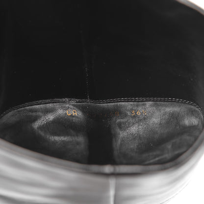 Saint Laurent Calfskin Niki 105 Thigh High Boots 36.5 Black 7 of 7