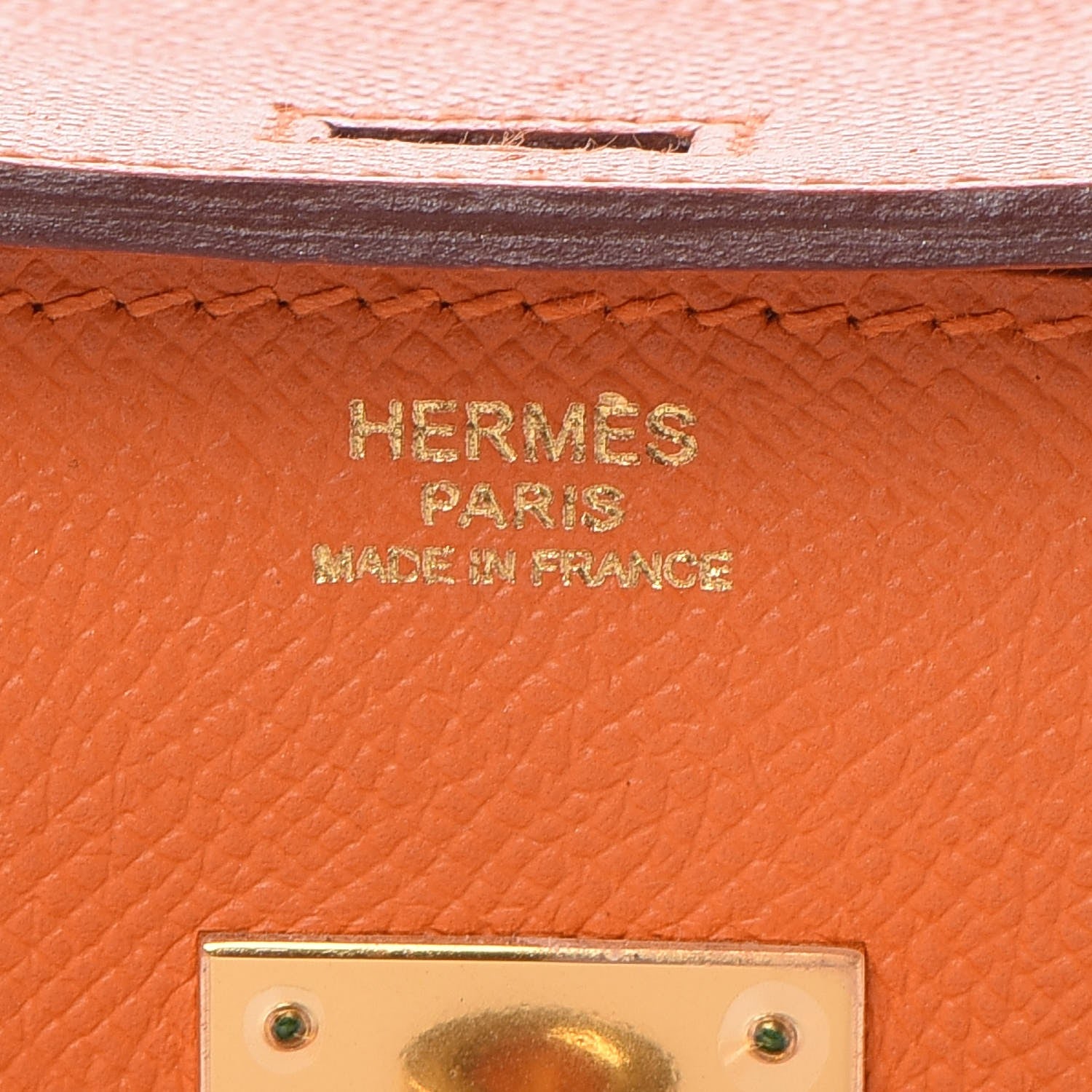 Hermes Epsom Birkin 30 Orange 15 of 36