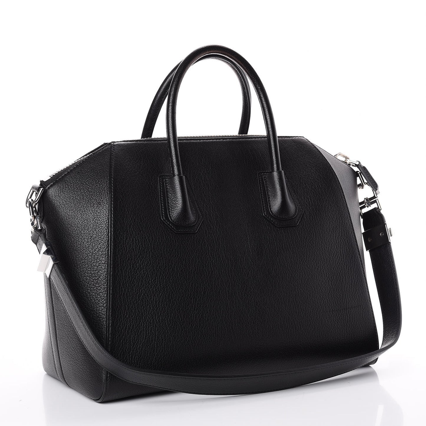 Sugar Goatskin Medium Antigona Black