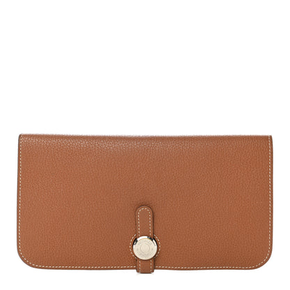 Hermes Togo Dogon Recto Verso Wallet Gold 1 of 7