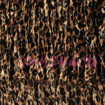 Louis Vuitton Cashmere Silk Leopard Etole Stole Disco Marron 4 of 6