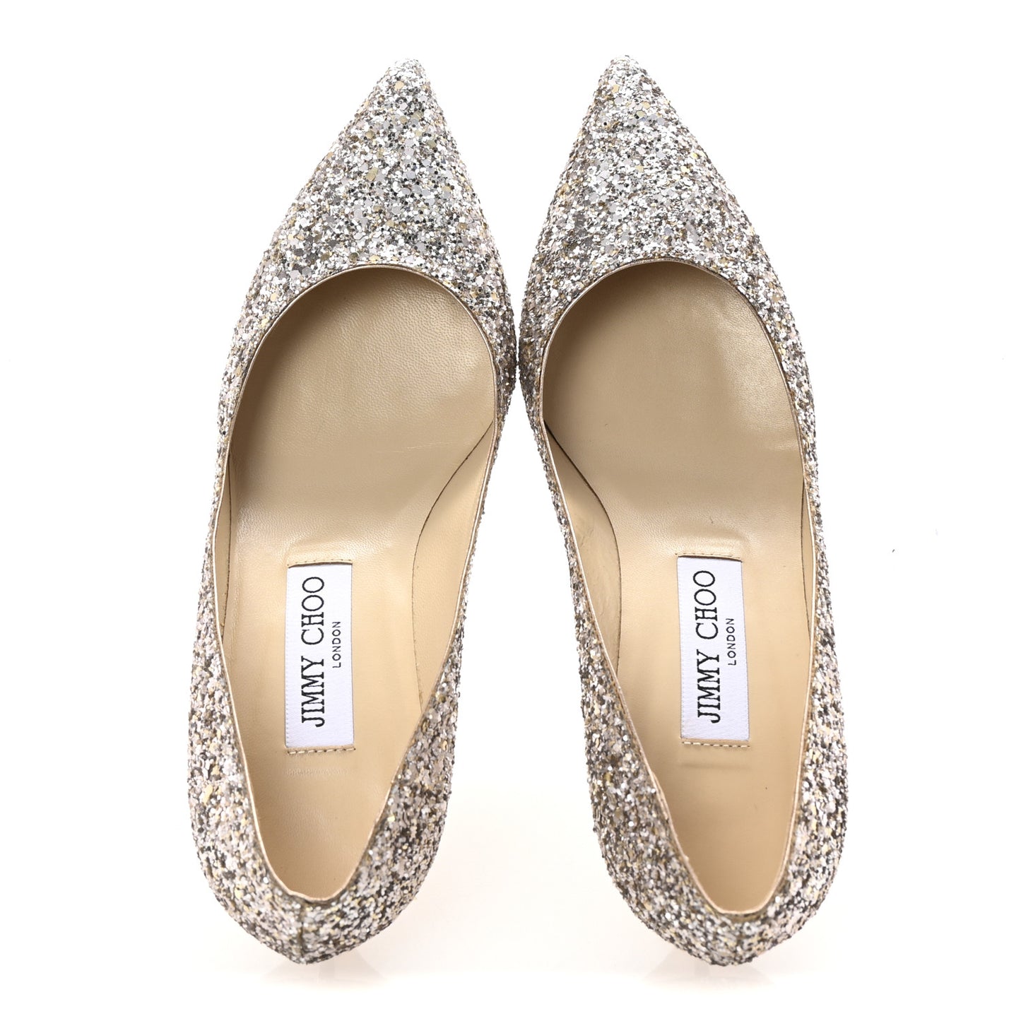 Coarse Glitter Degrade Romy 60 Pumps 37 Champagne