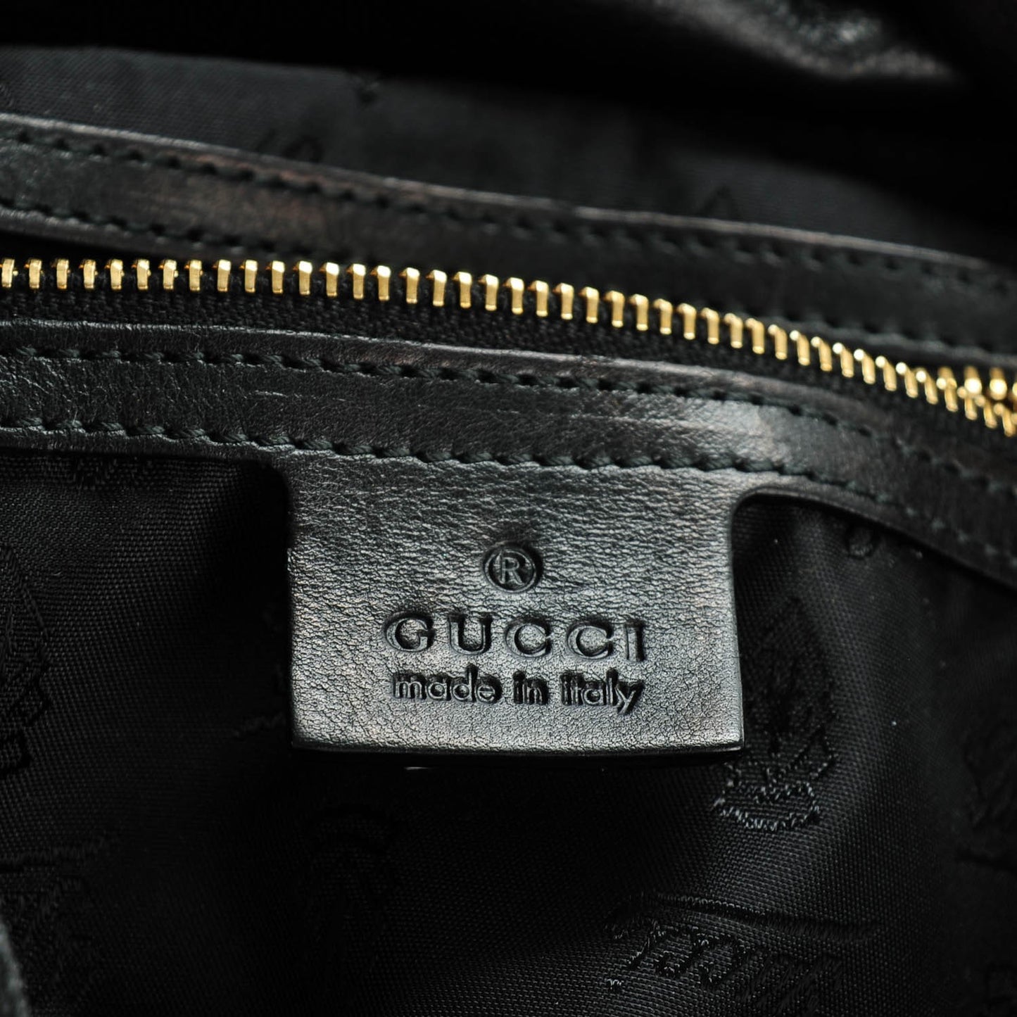Velvet Tapestry Medium Hysteria Bag Black Gold