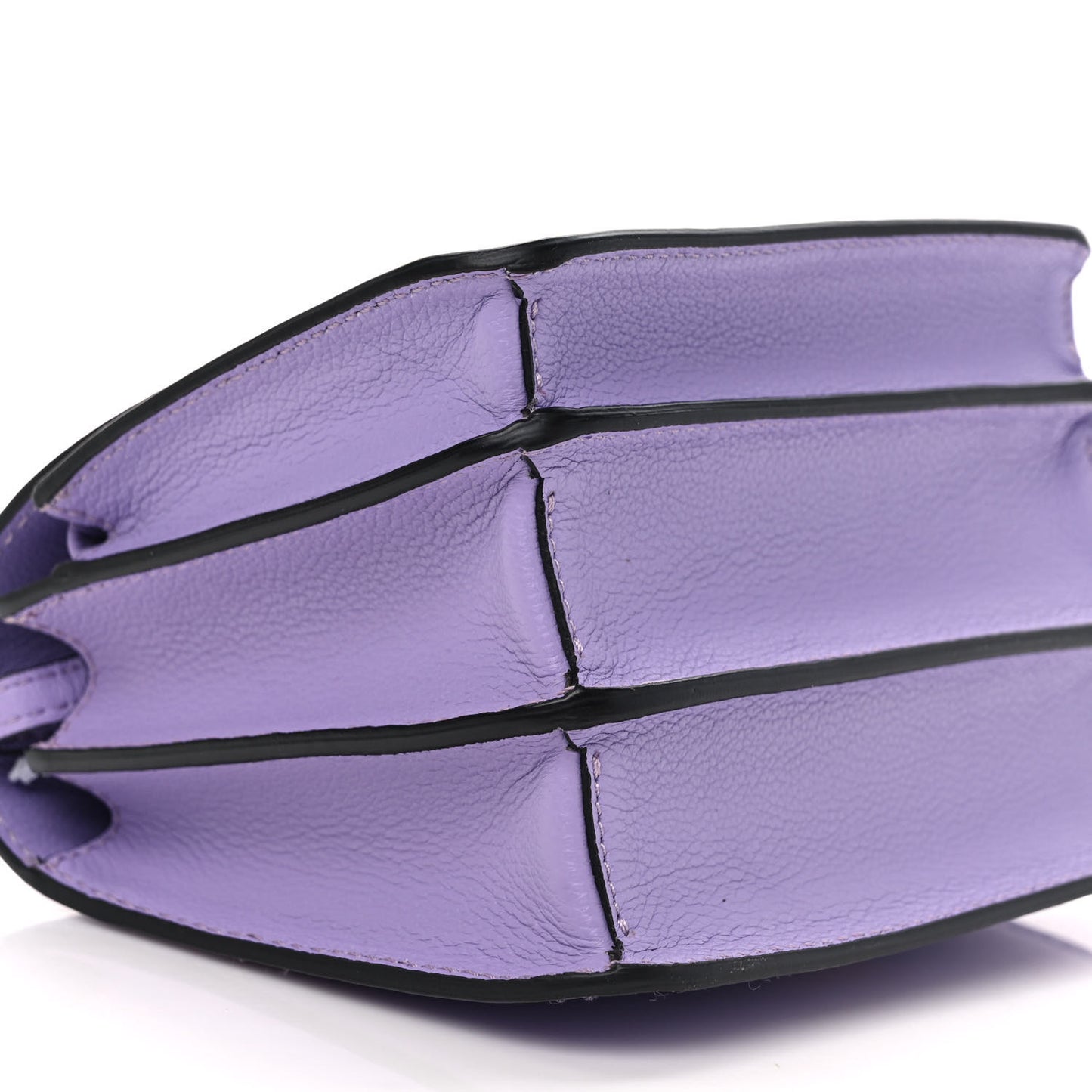 Grained Calfskin La Medusa Shoulder Bag Lilac