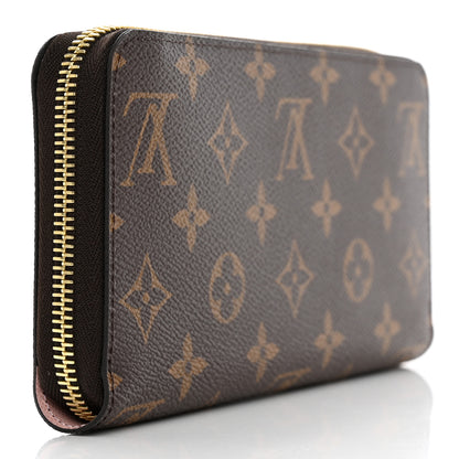 Louis Vuitton Monogram 2019 Christmas Animation Zippy Wallet Rose Ballerine 3 of 8