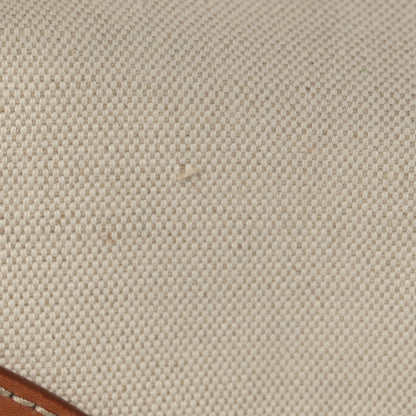 Bottega Veneta Washed Canvas Calfskin Large Andiamo Backpack Natural Light Wood 13 of 13