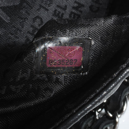 Chanel Chocolate Bar Quilted Lambskin 5 Chain Flap Black 8 of 10