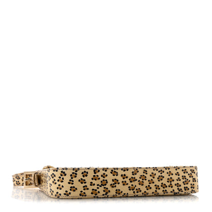 Fendi Snakeskin Leopard Print Baguette Beige 4 of 14