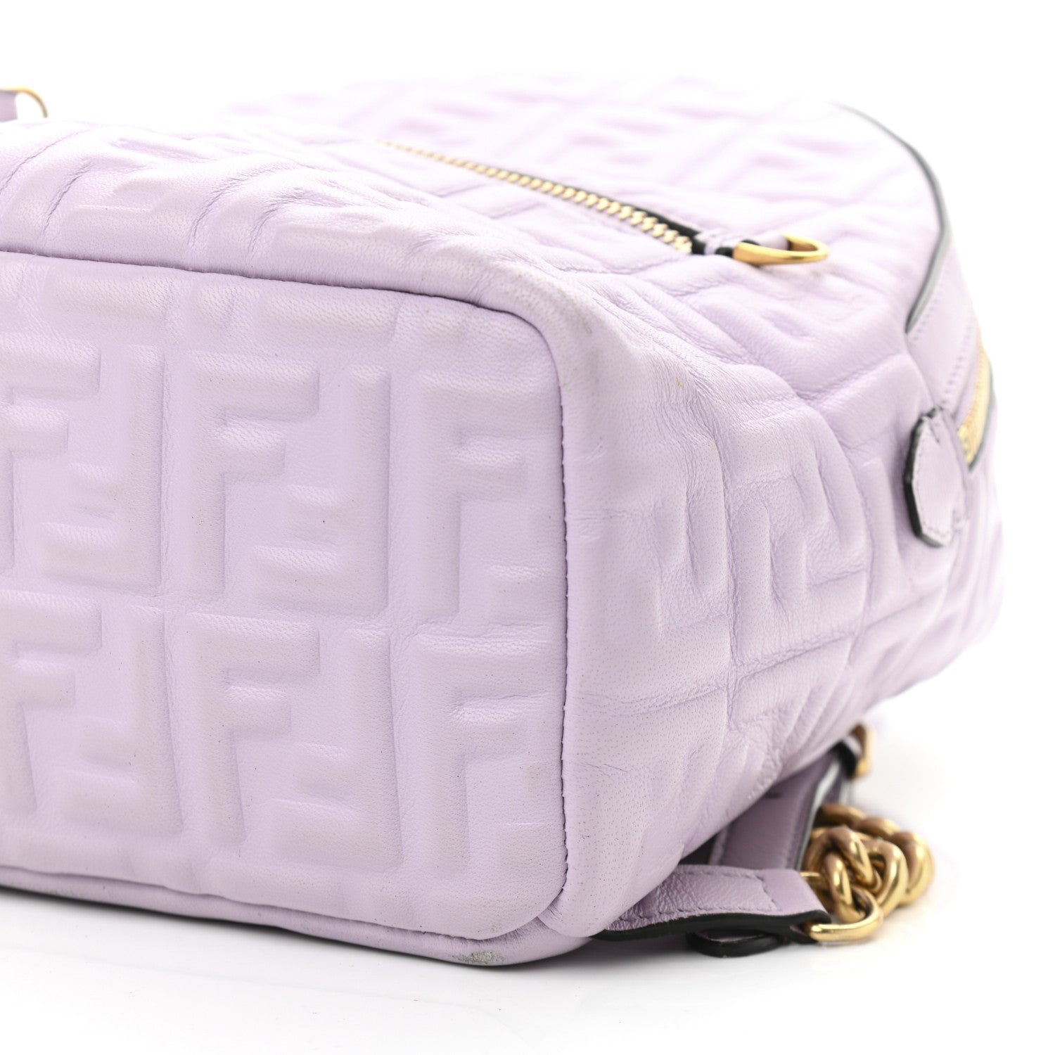 Fendi Nappa FF 1974 Embossed Mini Backpack Anemone 11 of 13