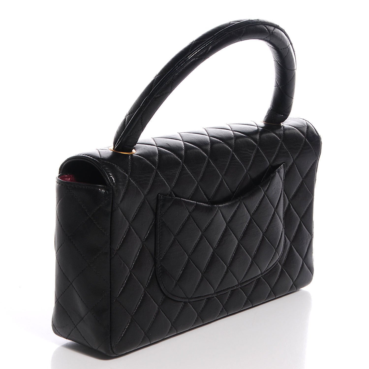 Chanel Lambskin Medium Kelly Flap Bag Black 3 of 8