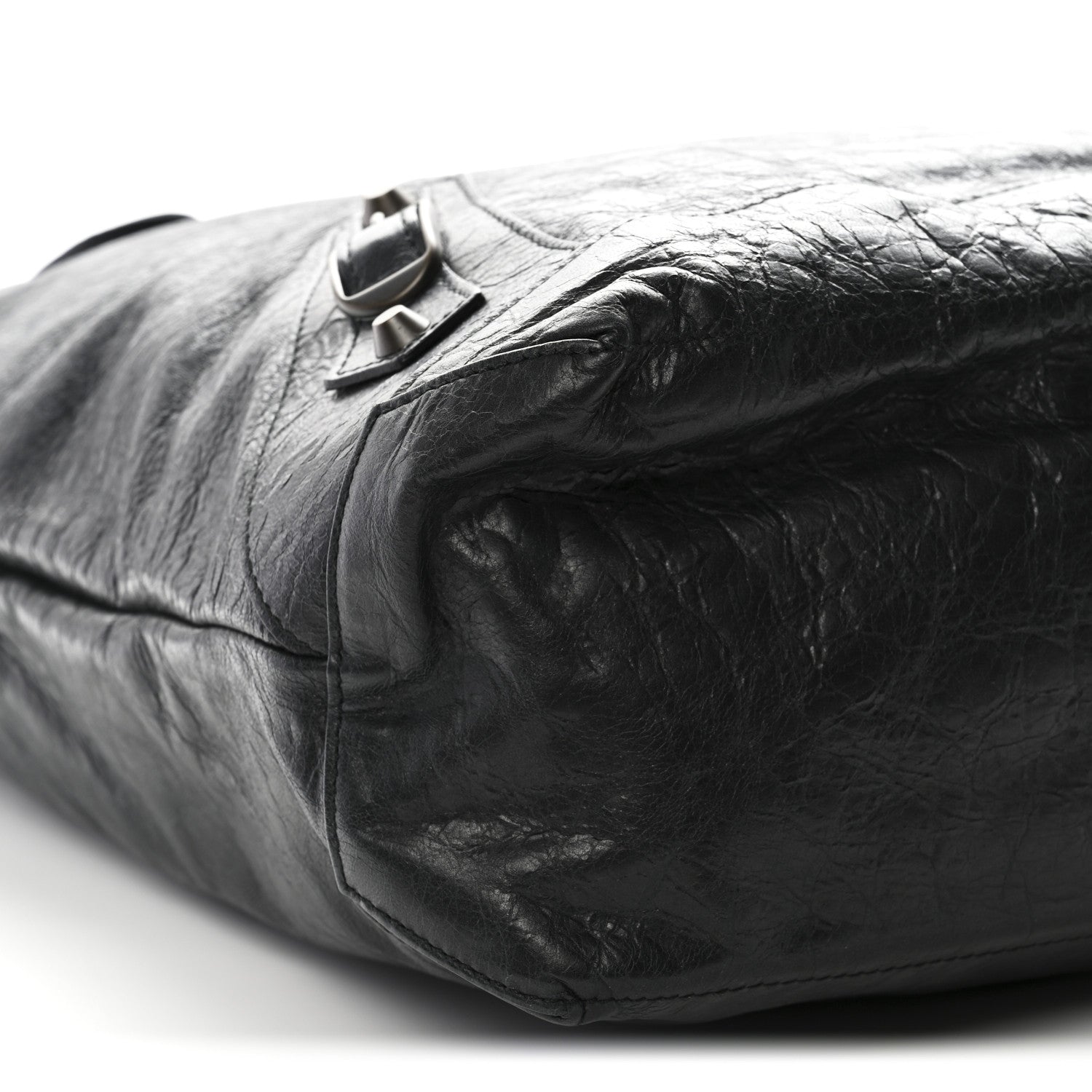 Balenciaga Agneau Classic Hardware Day Hobo Black 10 of 11