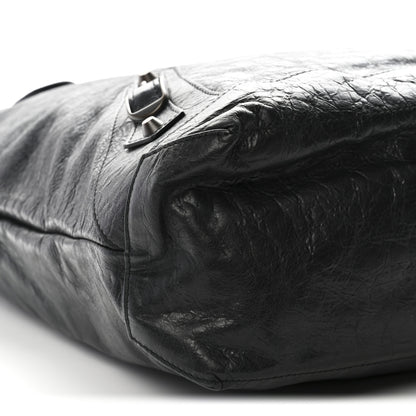 Balenciaga Agneau Classic Hardware Day Hobo Black 10 of 11