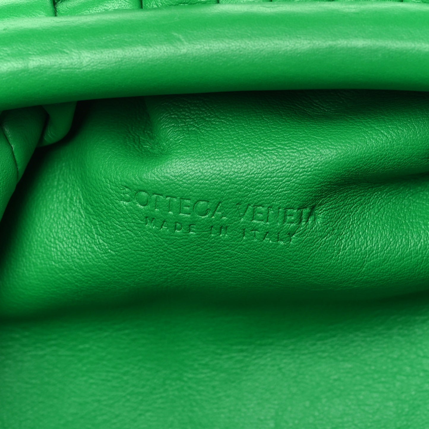 Butter Calfskin The Mini Pouch Parakeet
