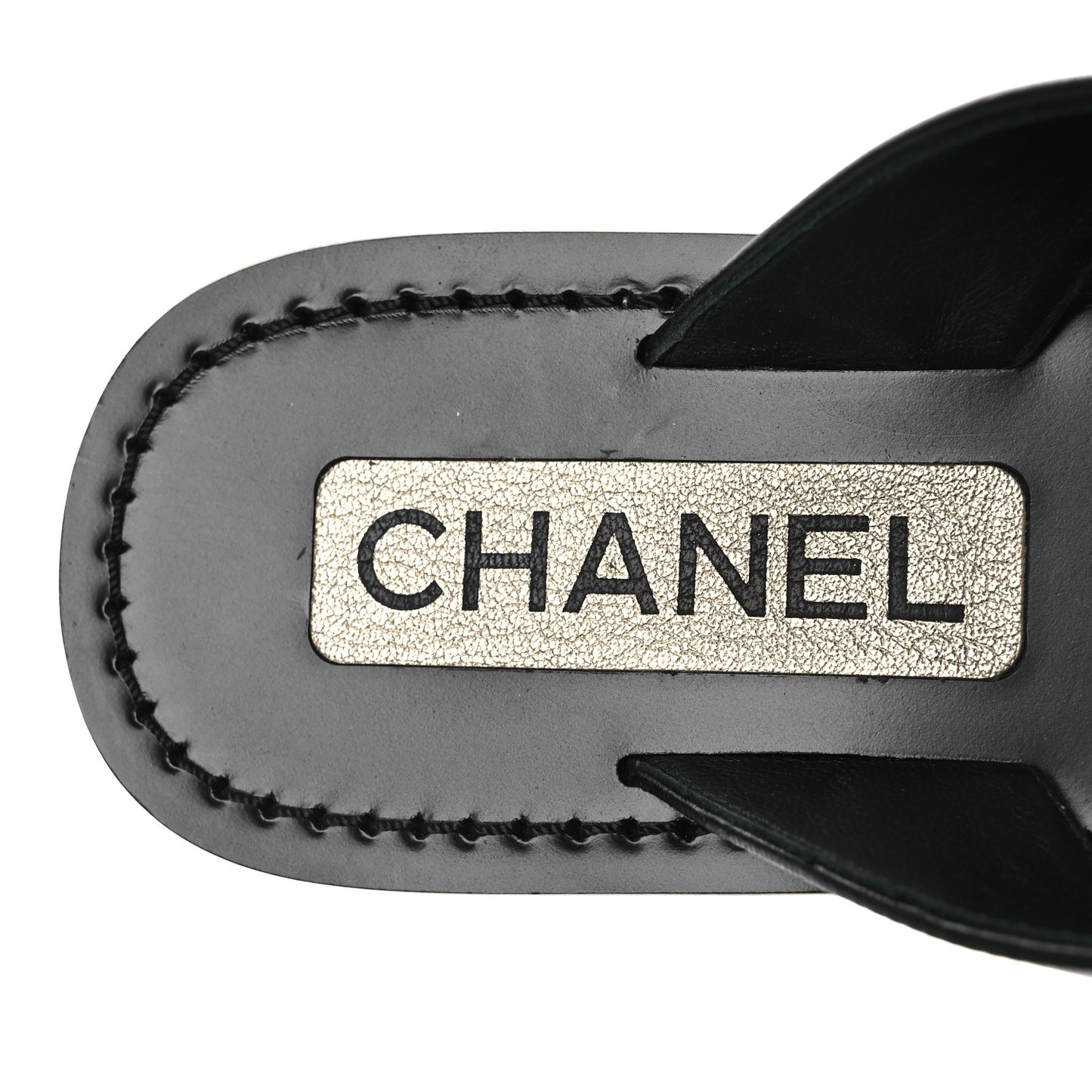 Lambskin Grosgrain Bow Pearl Thong Sandals 39 Black