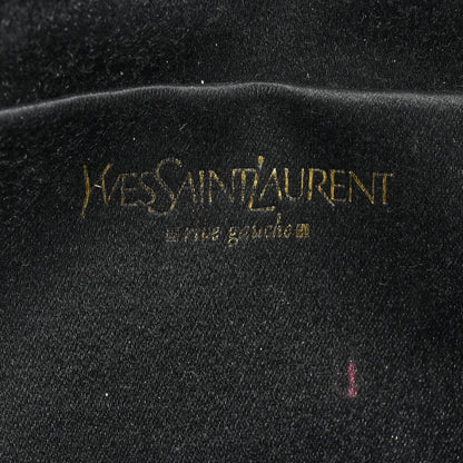 Saint Laurent Textured Patent Monogram Large Belle De Jour Clutch Black 6 of 9