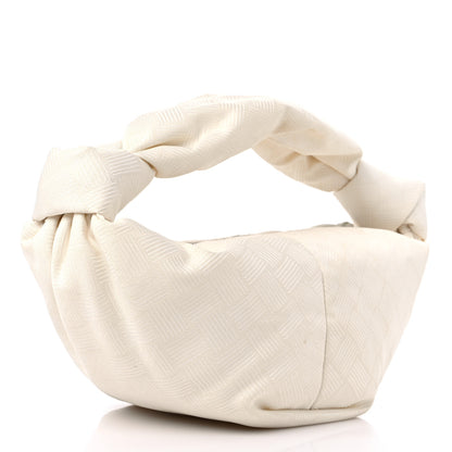 Bottega Veneta Jacquard Mini Double Knot Bag Ivory 4 of 13