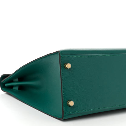 Hermes Epsom Kelly Sellier 32 Malachite 9 of 10