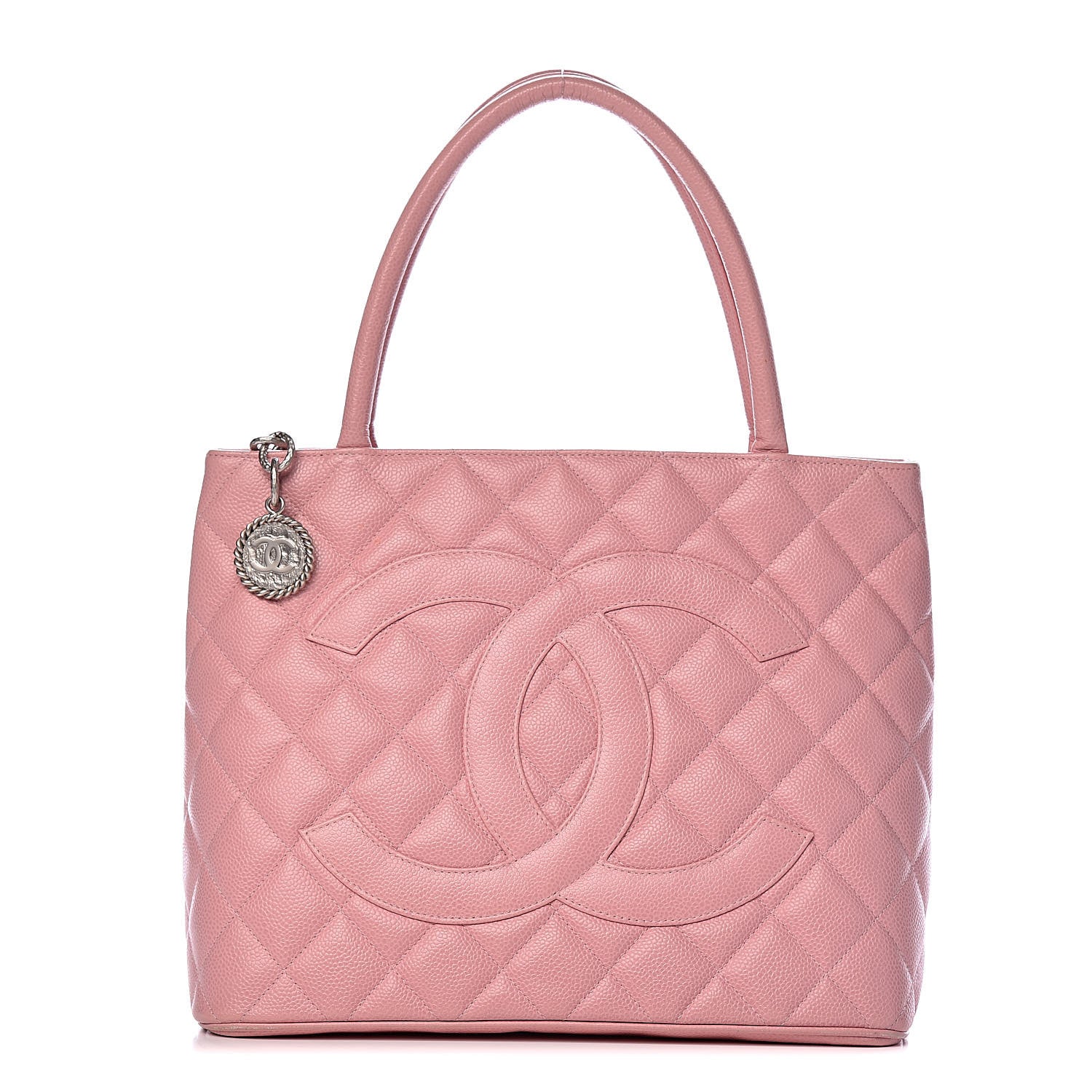 Chanel Caviar Quilted Medallion Tote Light Pink 1 of 16
