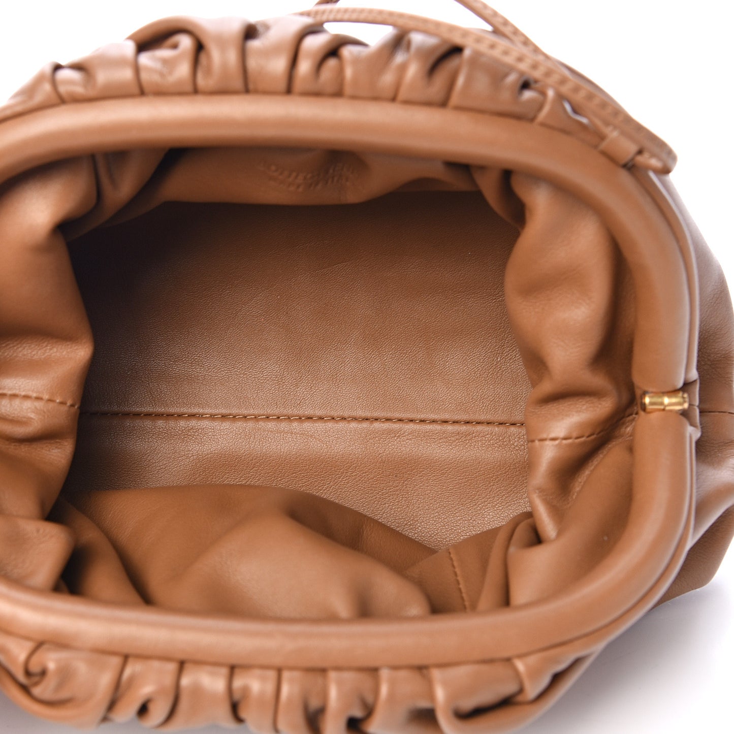 Butter Calfskin The Mini Pouch Cammello