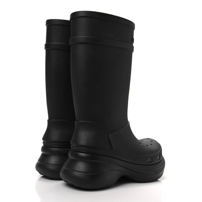 Balenciaga X CROCS Rubber Womens Rain Boots 36 Black 4 of 8