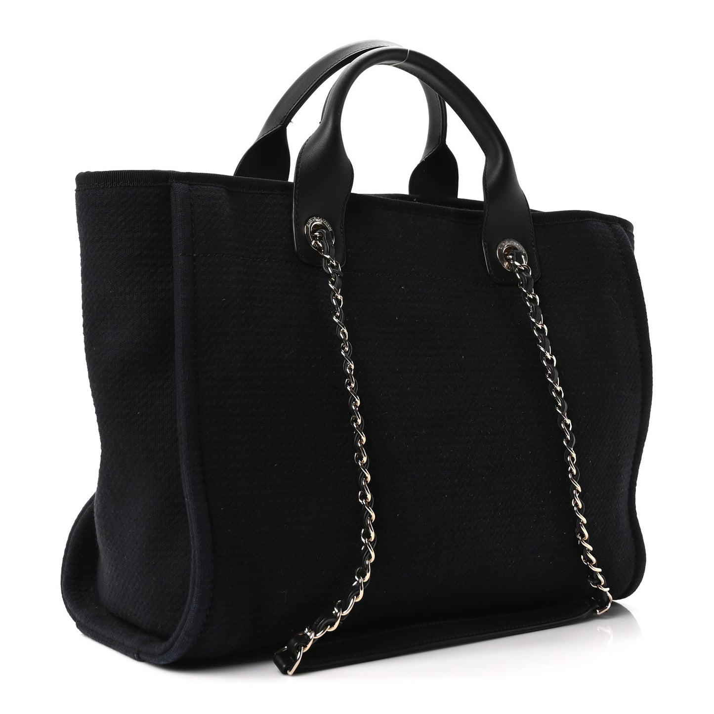Mixed Fibers Small Deauville Tote Black