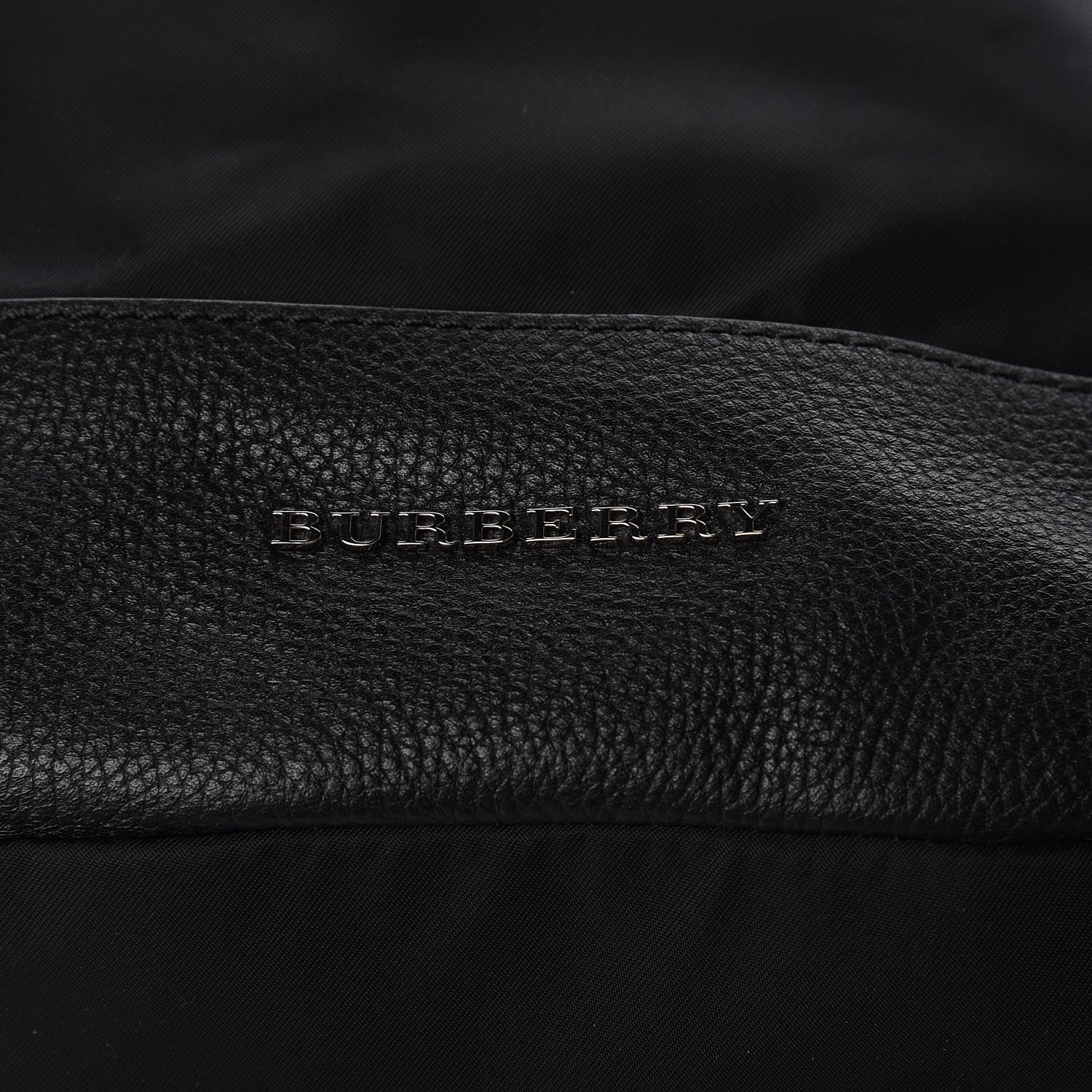 Burberry Nylon Grained Calfskin Watson Diaper Bag Black 10 of 11